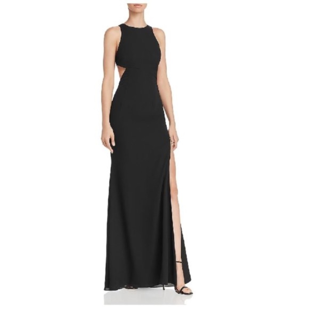 Fame & Partners The Midheaven Gown In Black